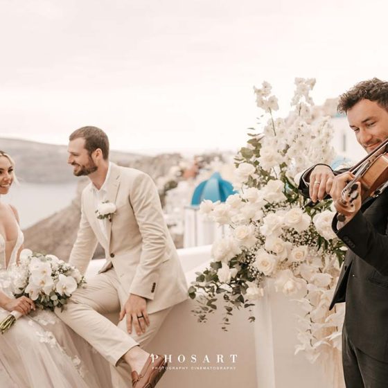 top wedding planners in santorini